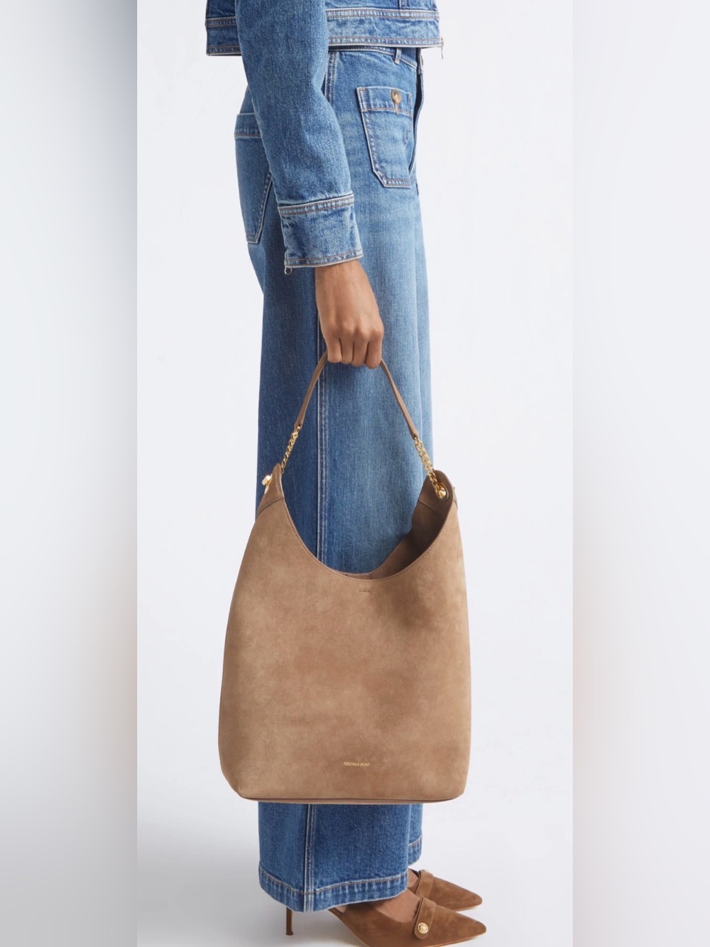 Veronica Beard JOUR Suede Shoulder Bag New $695